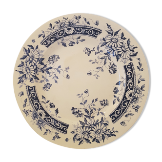 Compotier ceramic decoration flowers