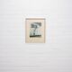 Vintage beige frame black & white photo