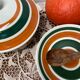 Service in faience of Gien 70s