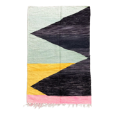 Kilim berbère marocain à motifs colorés 255x145cm
