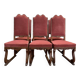 Suite de 6 chaises Renaissance - Louis XIII en chêne