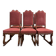 Suite de 6 chaises Renaissance - Louis XIII en chêne