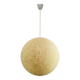 Vintage 1960s Granulate Ball Pendant Lamp: Mid-Century Modern Sphere Light