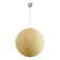 Vintage 1960s Granulate Ball Pendant Lamp: Mid-Century Modern Sphere Light