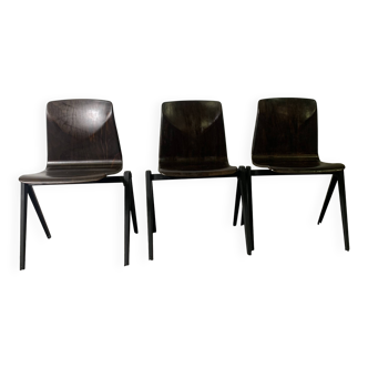 Stackable Pagholz Galvanitas S22 Compas Dining Room Chairs, 1960s