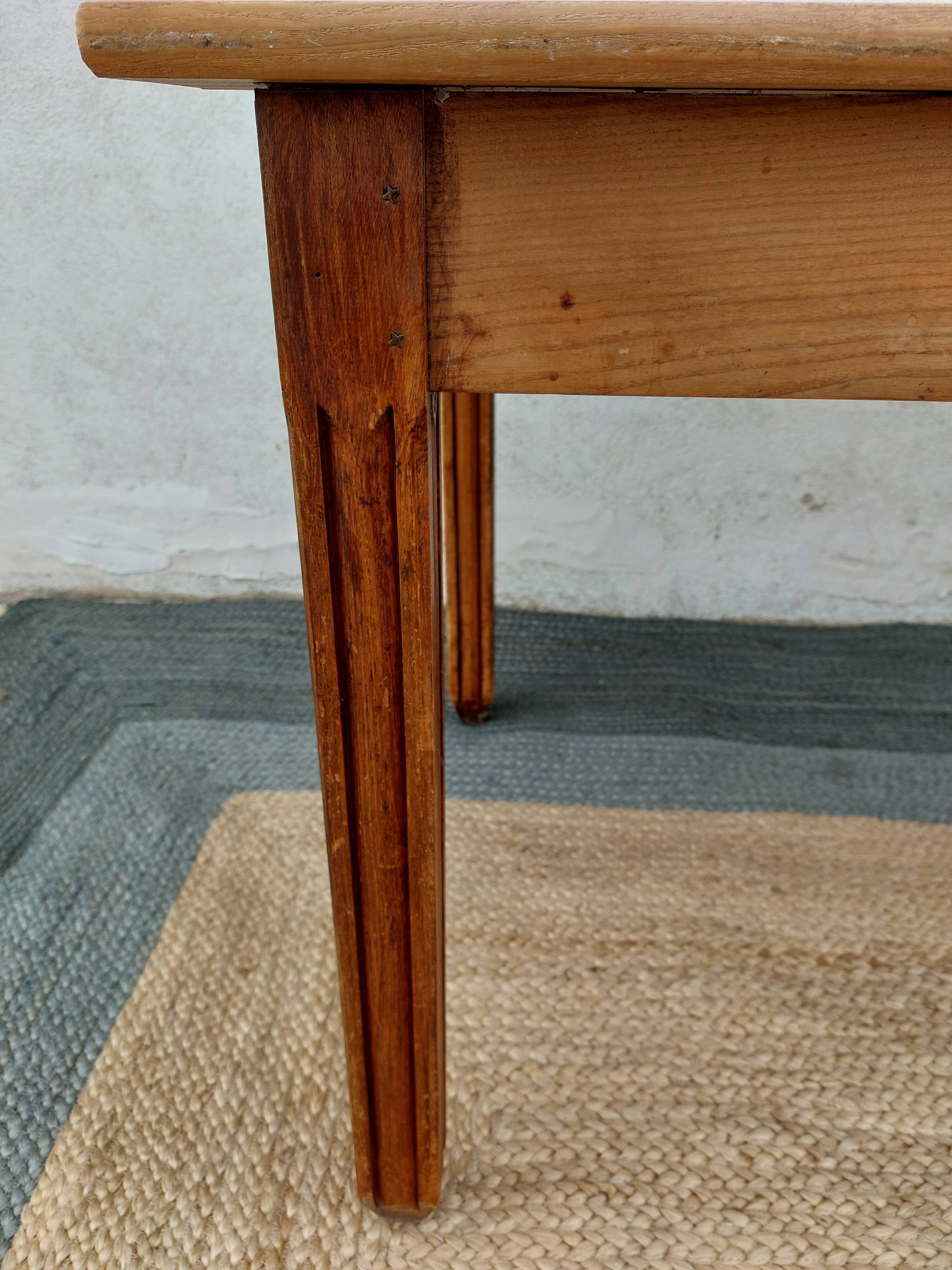 wooden table, kitchen or office