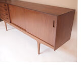 Vintage Scandinavian sideboard Nathan sliding doors