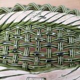 Braided ceramic basket