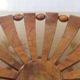 Teak fruit basket Scandinavian style 60s 70s