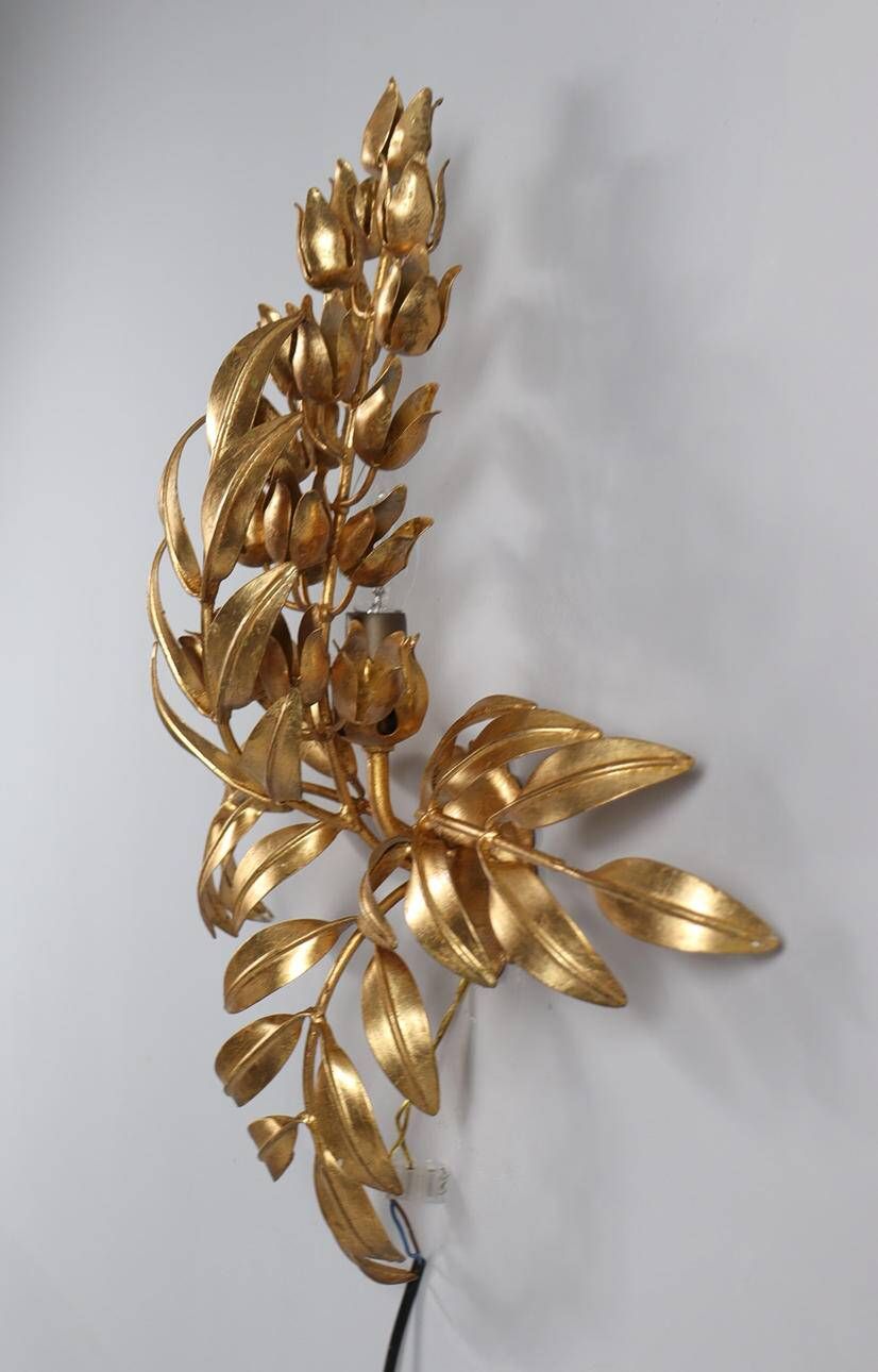 Hans Kögl. Wall lamp/ceiling lamp, 'Pioggia D'oro', Germany, 1960s.