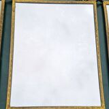 Art Nouveau Triptych Mirror Signed J. LEVAST
