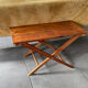 Rectangular wooden coffee table
