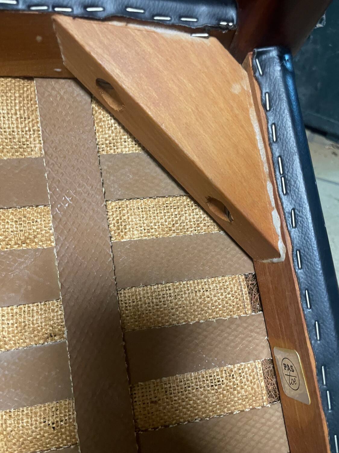 Chaise en teck model SA 10 designer Cees Braakman