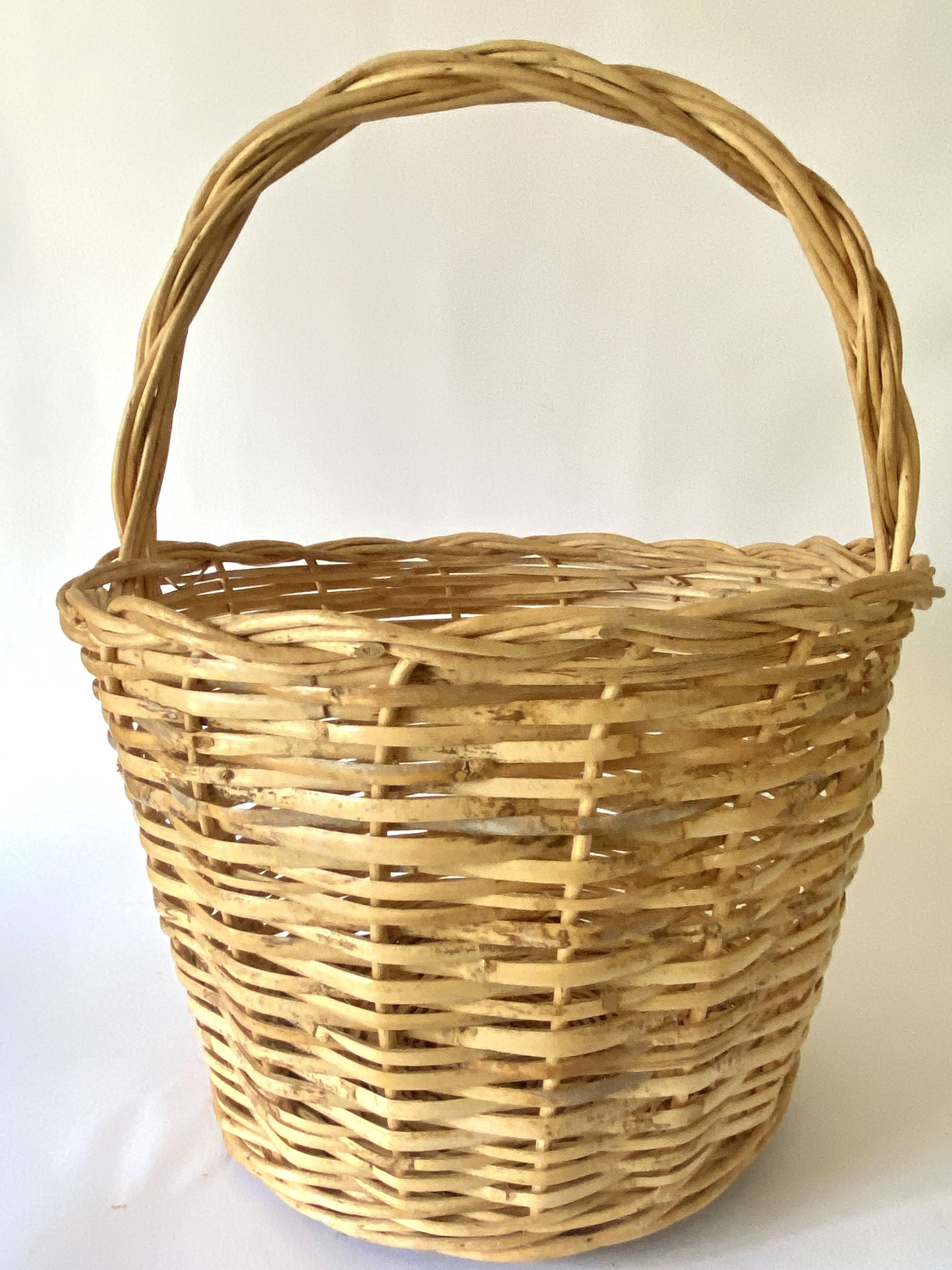 Panier rond rotin 35 cm diamètre