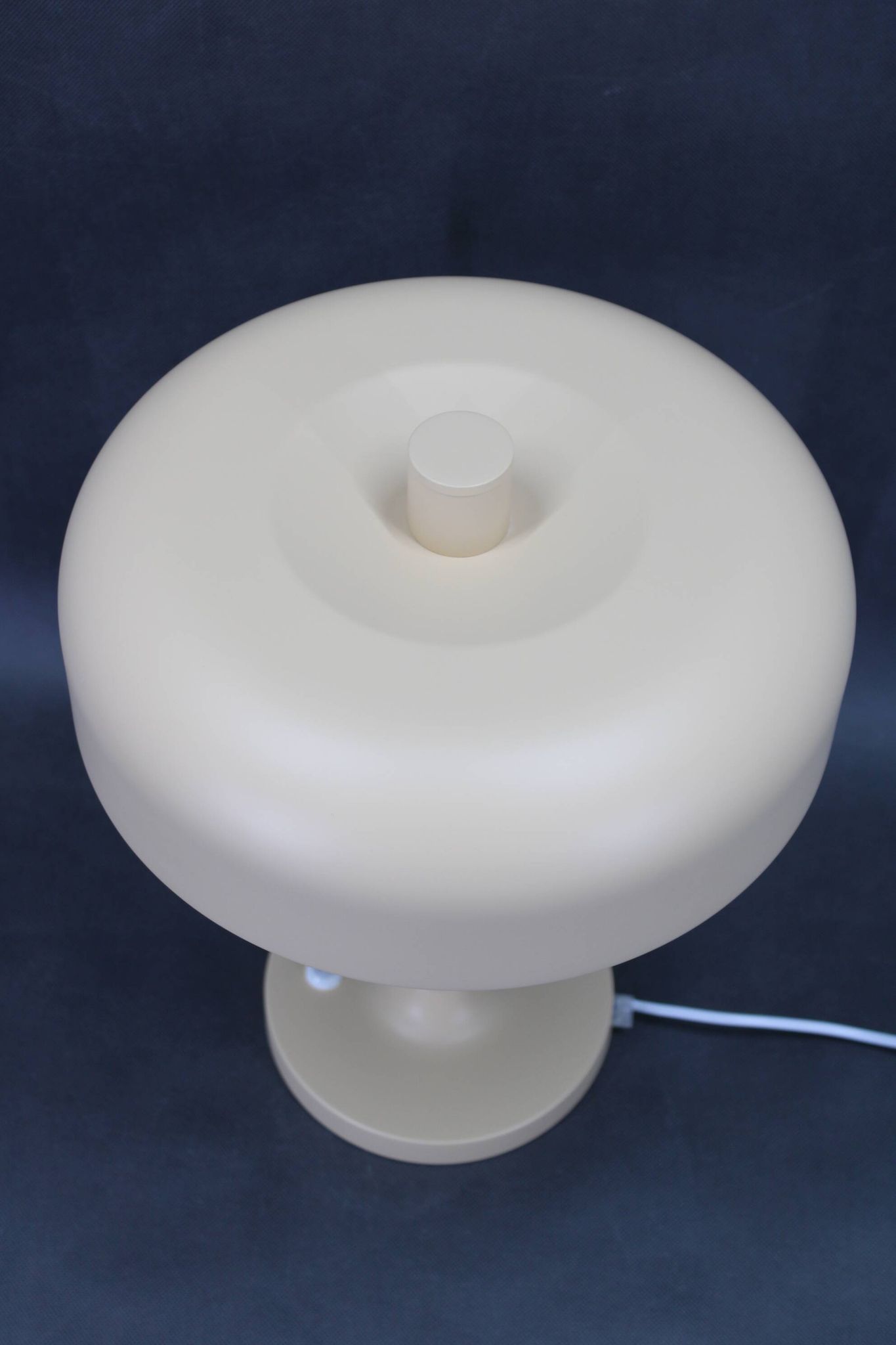 Josef Hurka Napako Mid Century Beige Table Lamp 1970s