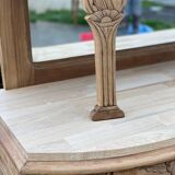 Parisian art deco sideboard in solid raw oak