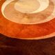 Vintage Bauhaus round rug