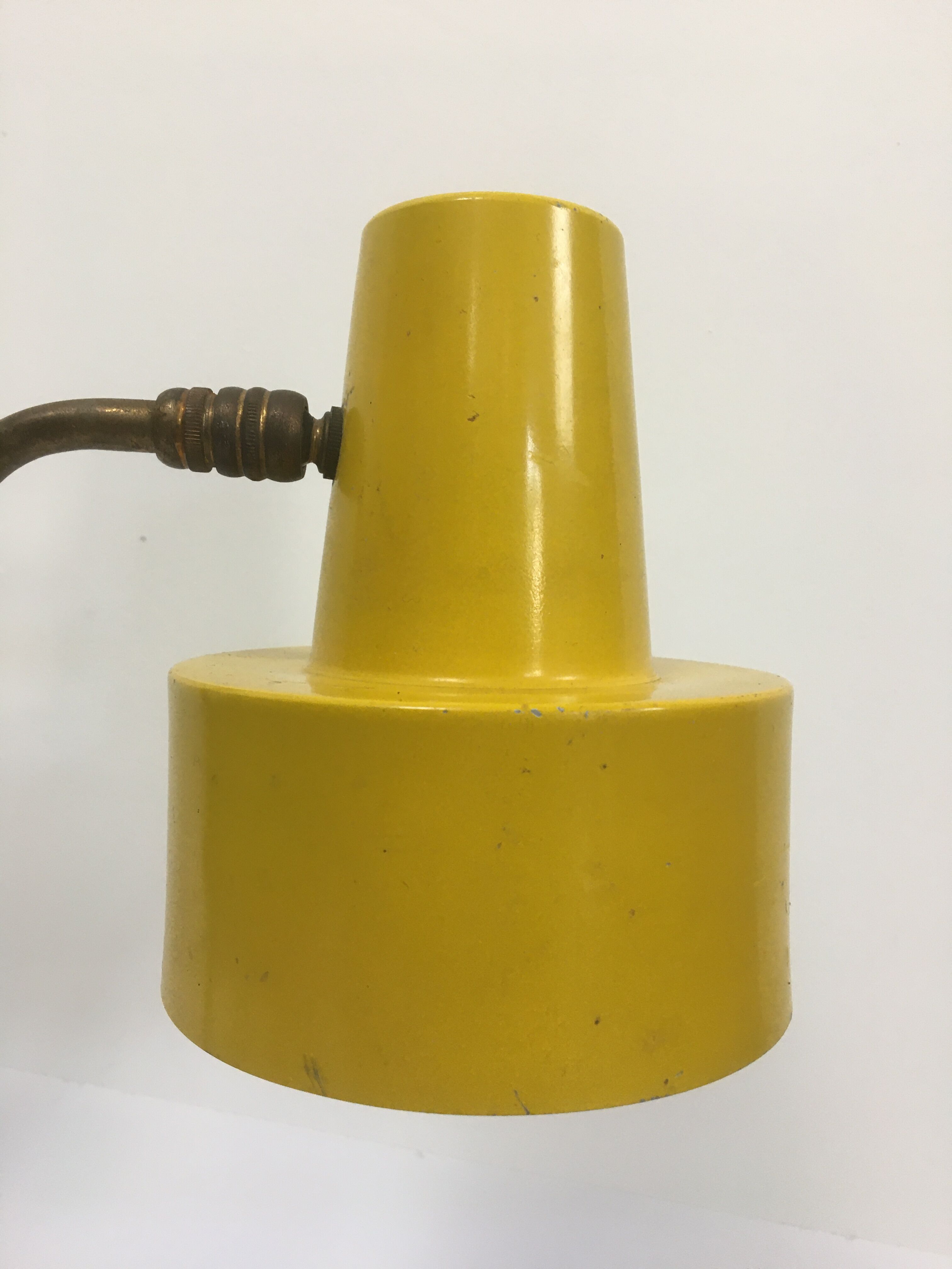 Brass desk lamp with ball joint 1950-60