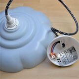 Blue suspension shaped flower and socket E14