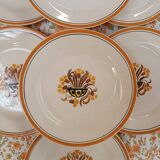 Ceramic plates Creil and Montereau