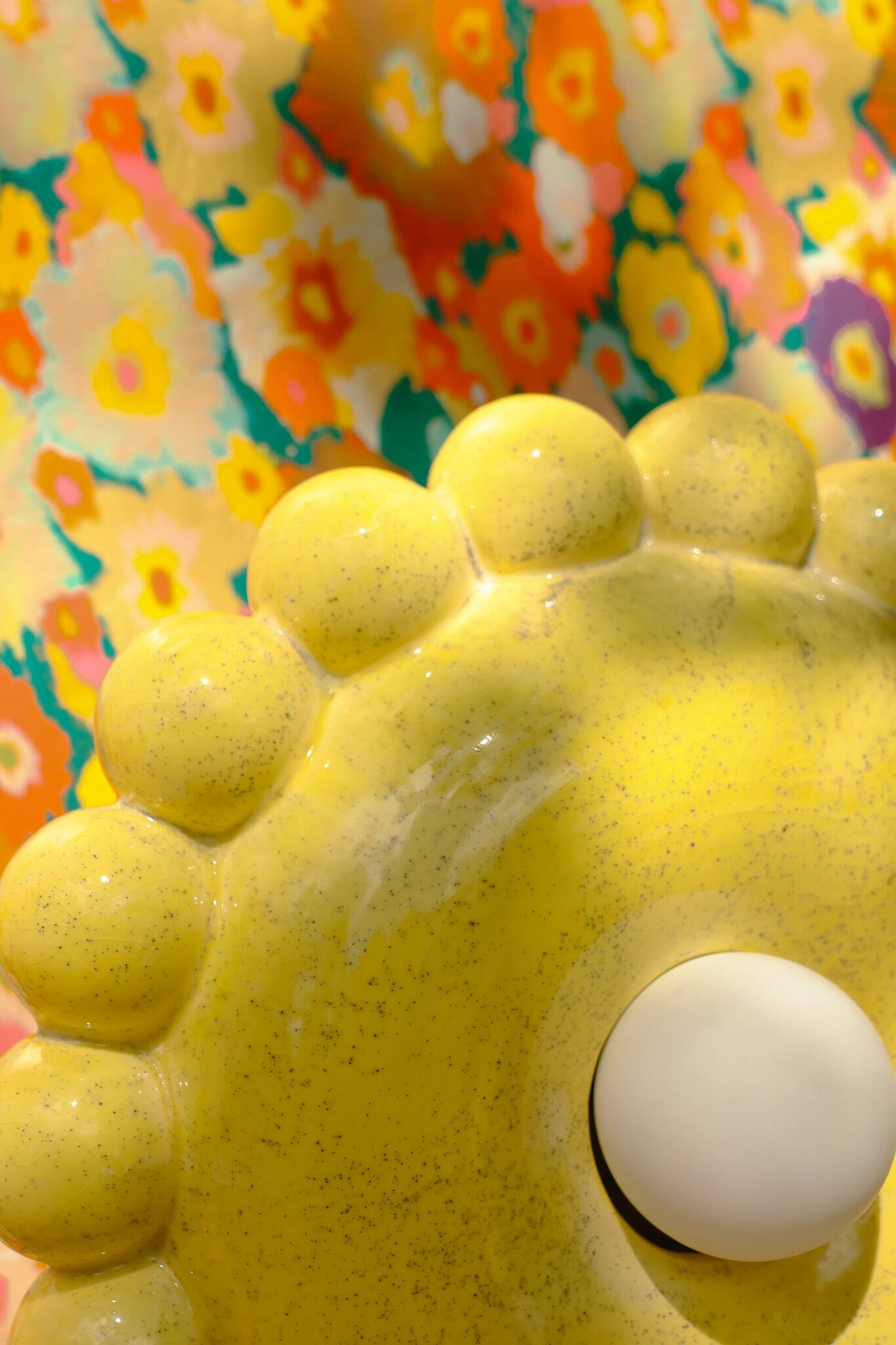 Luna Small Vanilla Yellow Wall Lamp