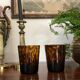 Six glasses tortoiseshells