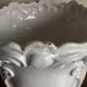 Moustiers Lallier white earthenware floor planter D30cm