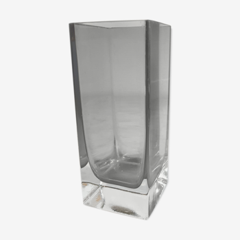 Vase cristal noir 1970