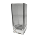 Vase cristal noir 1970