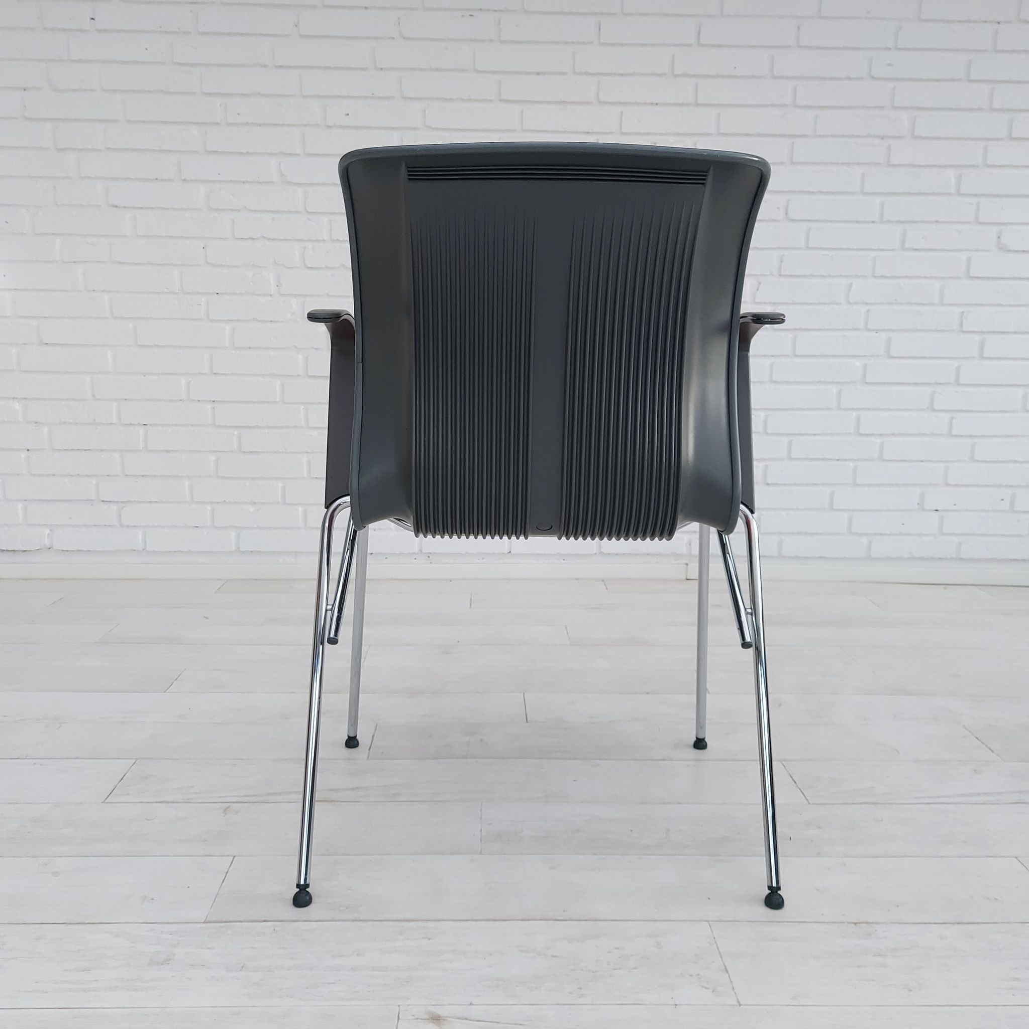 90s, Danish design by Alfred Homann, set of six "Ensemble" chairs, original condition