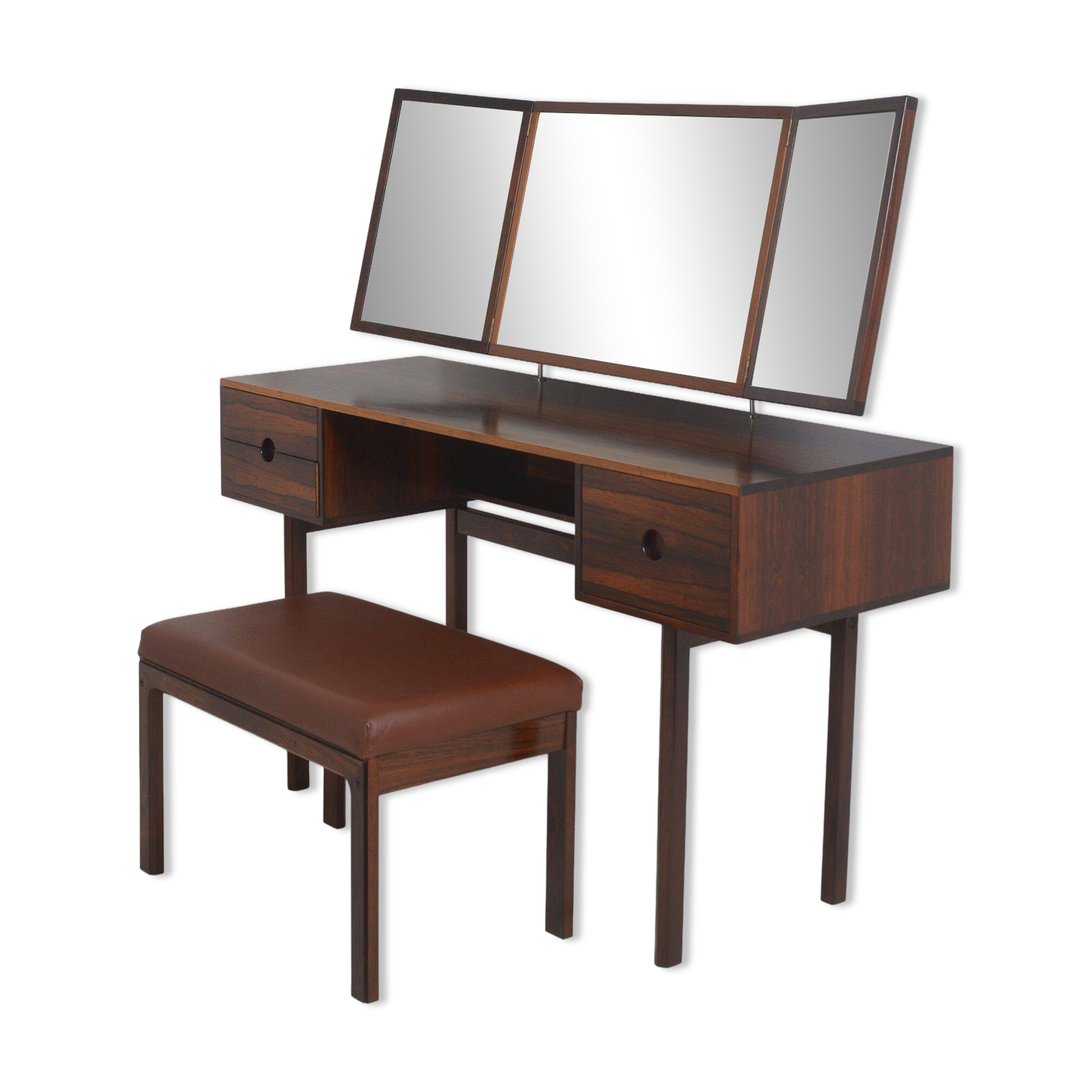 Danish dressing table in rosewood by Kai Kristiansen for Aksel Kjersgaard