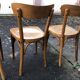Lot of 4 vintage bistro chairs