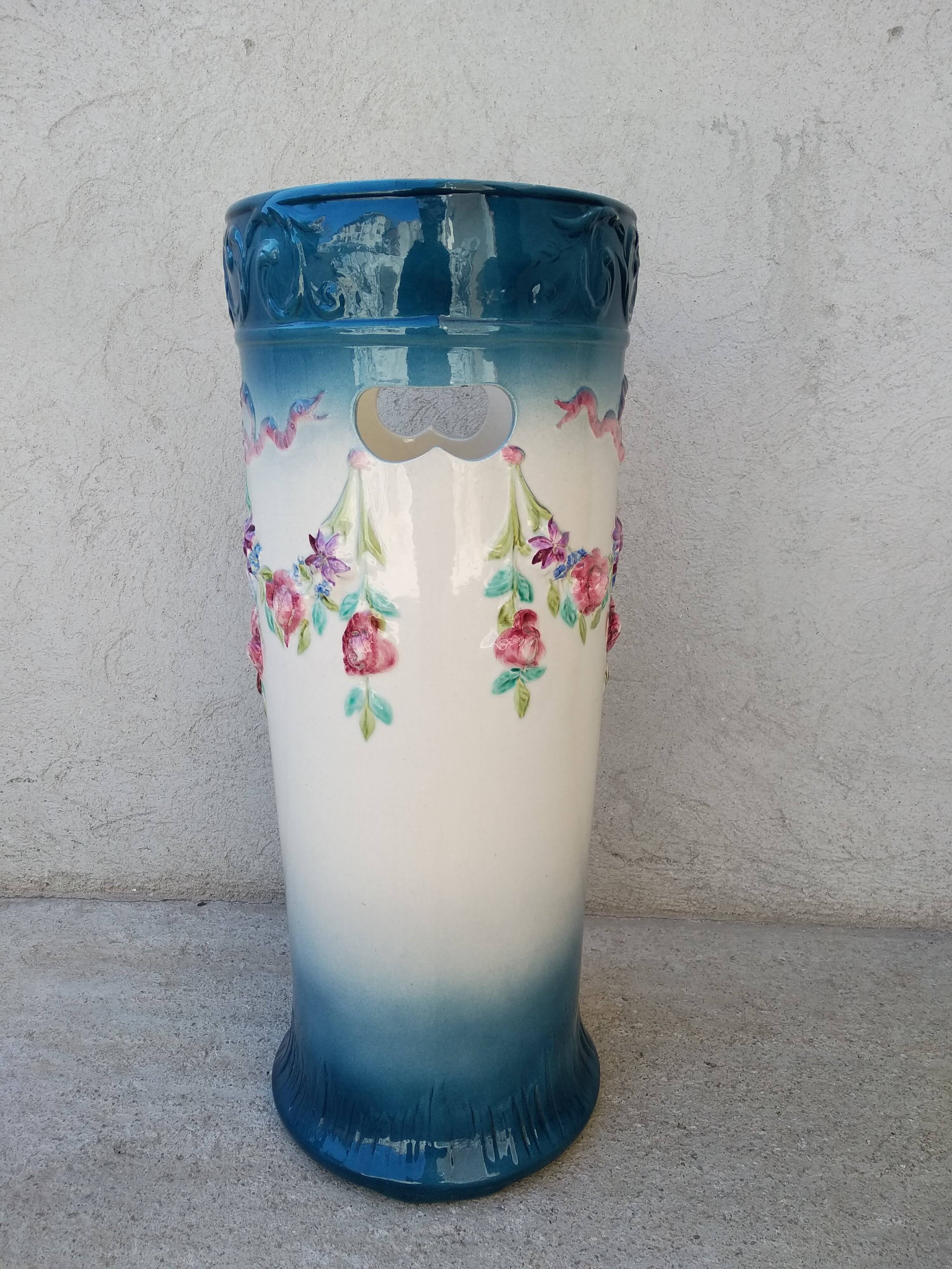 Longchamp Terre de Fer Barbotine ceramic umbrella stand