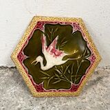 Dessous de plat cigogne barbotine