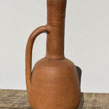 Pottery in terracotta jar in ancient ceramic signed ethnic