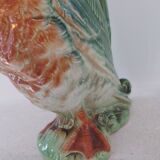 Water jug in slipware from the 1960s. Decorated with a coloured duck. Unmarked.