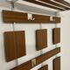 Wall coat rack