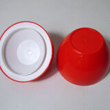 Vintage orange ice cube apple