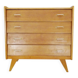 Scandinavian chest of drawers with 4 drawers from the 50s and 60s 84x85x47