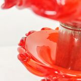 Murano glass table lamp. Italy, 1980