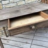 Small printing table, spindle leg furniture