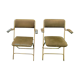 Set de 2 chaises pliantes