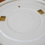 White plexi cap mirror Made in France Registered model, Design, 1970