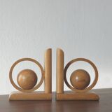 Mid-Century Modern Wooden Bookends, 1960s, Set of 2