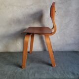 Children's school chair made of vintage wood