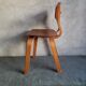 Children's school chair made of vintage wood