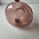 Vintage Bubble Glass Soliflore Vase Montauroux Height 2