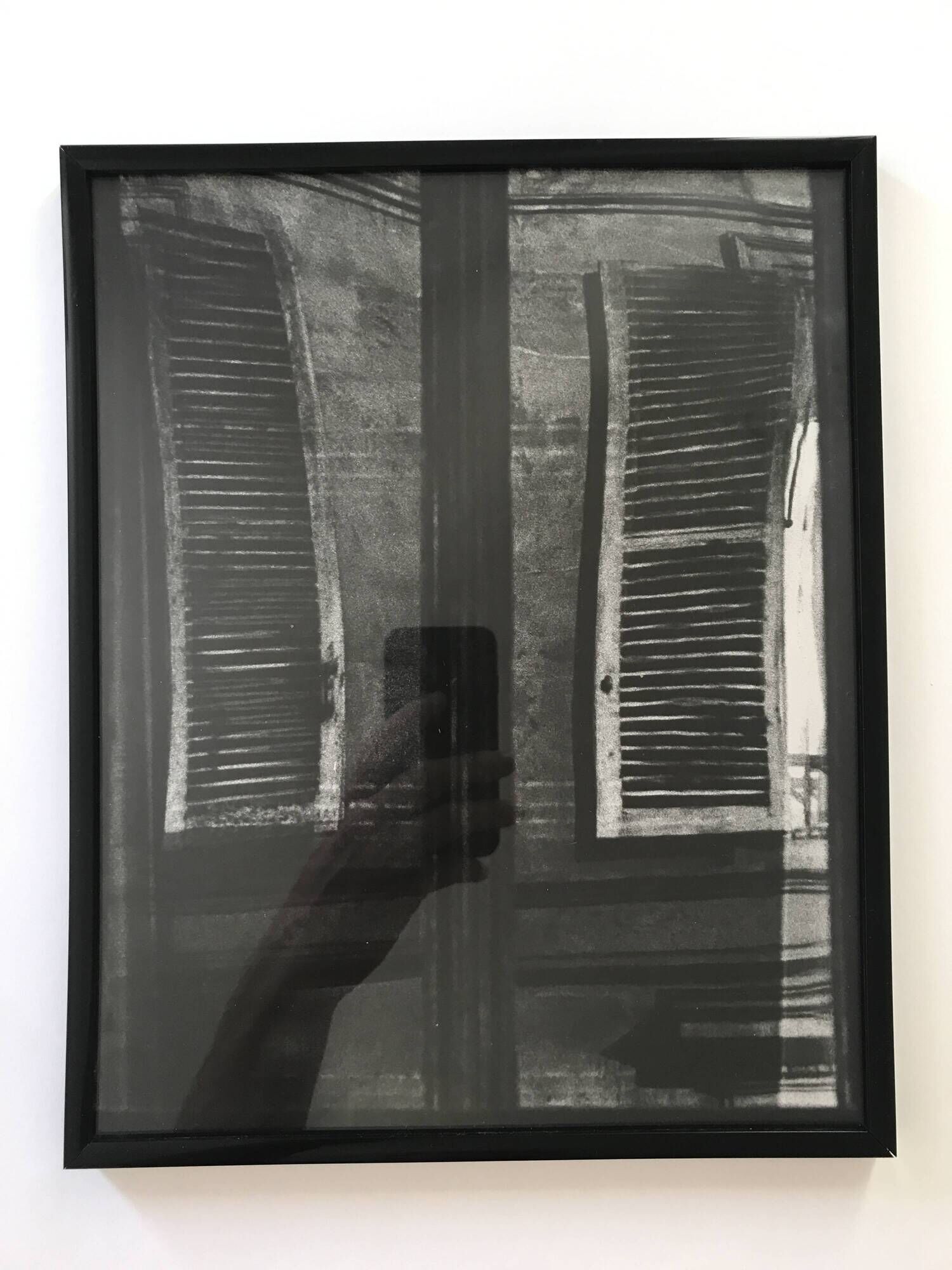 Rosine nusimovici, untitled (windows), 1976. black and white silver print.