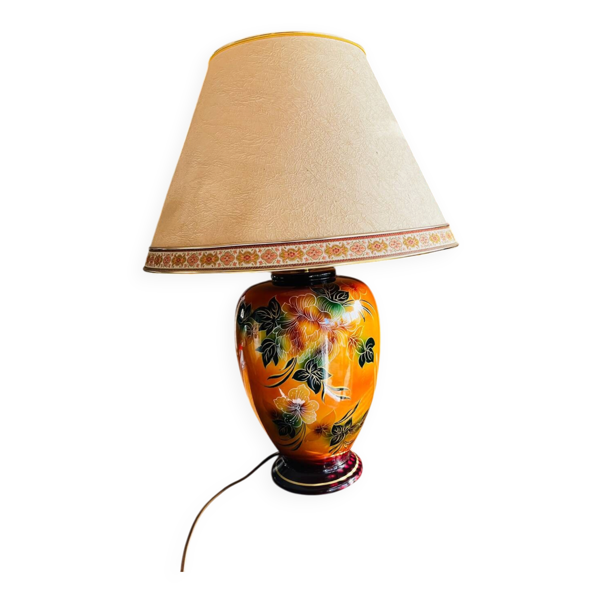 Large Louis Drimmer lamp signed 62cm - Chinoiserie Collection