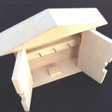 Wall key box Wooden maisonette